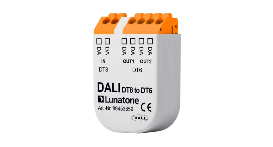 lunatone-dali-dt8-to-dt6-schnittstellenmodul-tunable-white image 1