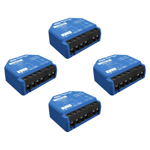 shelly-1-gen3-wlan-relais-schalter-4er-pack-potentialfrei image 1