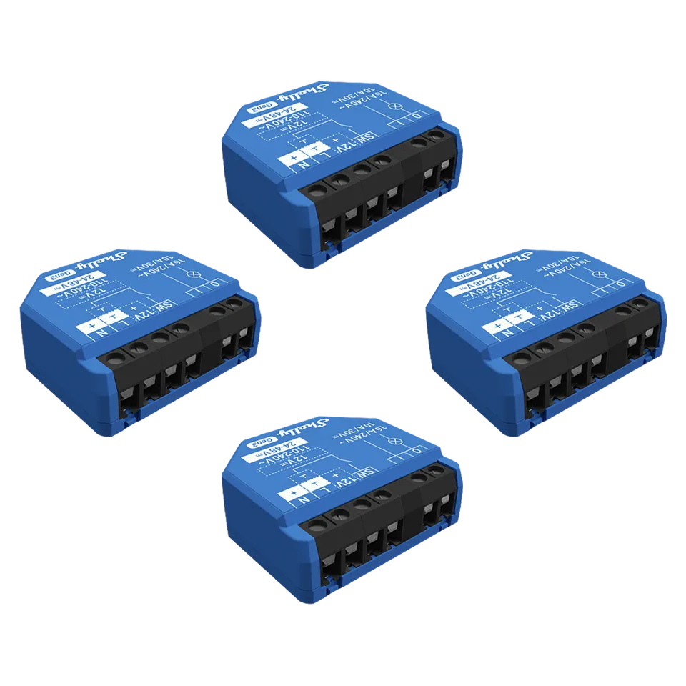 shelly-1-gen3-wlan-relais-schalter-4er-pack-potentialfrei image 1