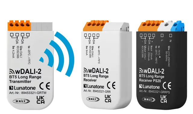 lunatone-wdali-2-bt5-long-range-funkmodul-transmitter-receiver-dali-2 image 1