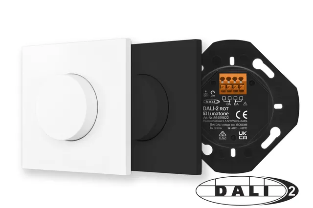 lunatone-dali-2-rot-dreh-dimmer-schalterprogramm-unterputz image 1