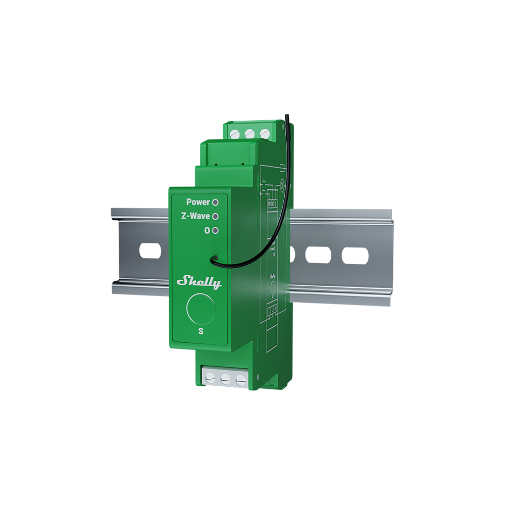 shelly-wave-pro-dimmer-1pm-dimmer-1-kanal-z-wave image 1