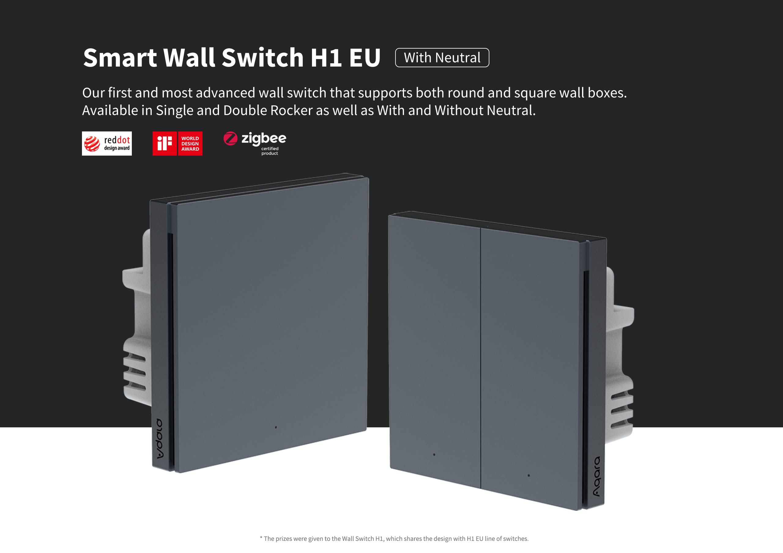 aqara-wall-switch-h1-eu-lichtschalter-grau-mit-neutralleiter image 2