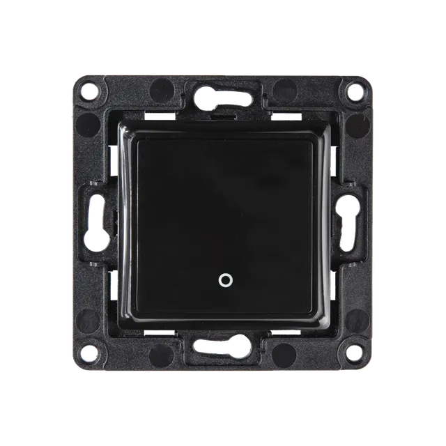 shelly-wall-switch-1-button-wandschalter-schwarz-relay-halter image 1