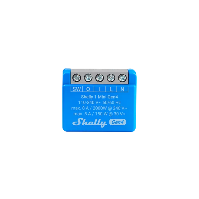 shelly-1-mini-gen4-wlan-relais-einzeln-zigbee-matter image 1
