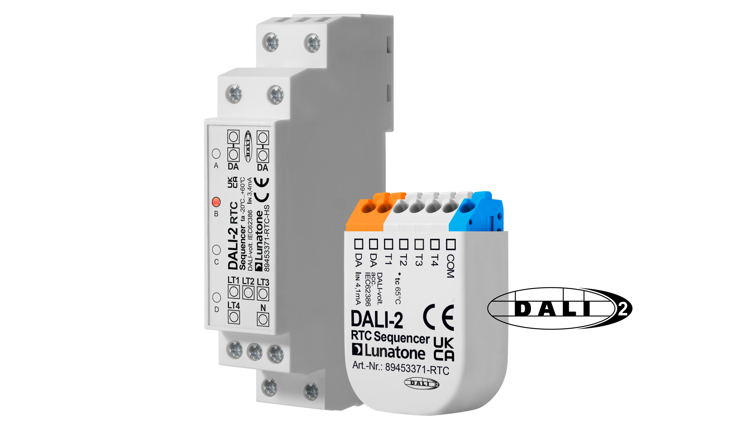 lunatone-dali-2-rtc-sequencer-zeitschaltuhr-hutschiene image 1