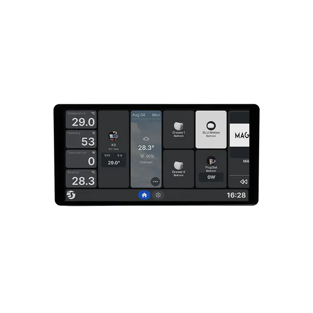 shelly-wall-display-x2i-touchdisplay-schwarz-2-relais image 1