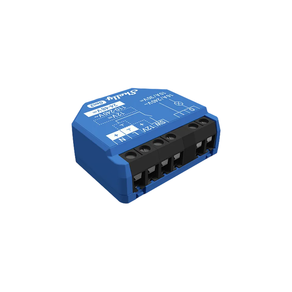 shelly-1-gen3-wlan-relais-trockenkontakt-single image 1