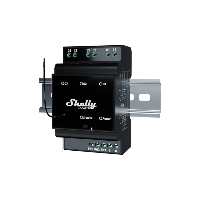 shelly-wave-pro-3-hutschienen-schalter-3-fach-z-wave image 1