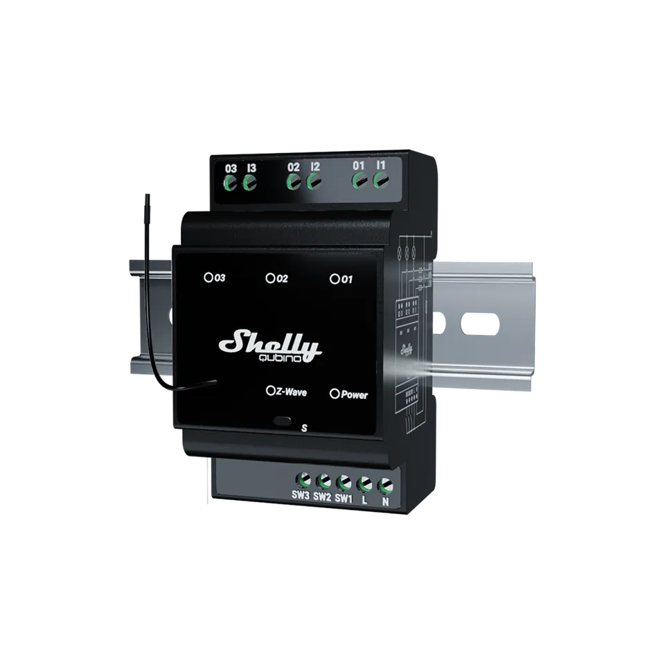 shelly-wave-pro-3-hutschienen-schalter-3-fach-z-wave image 1
