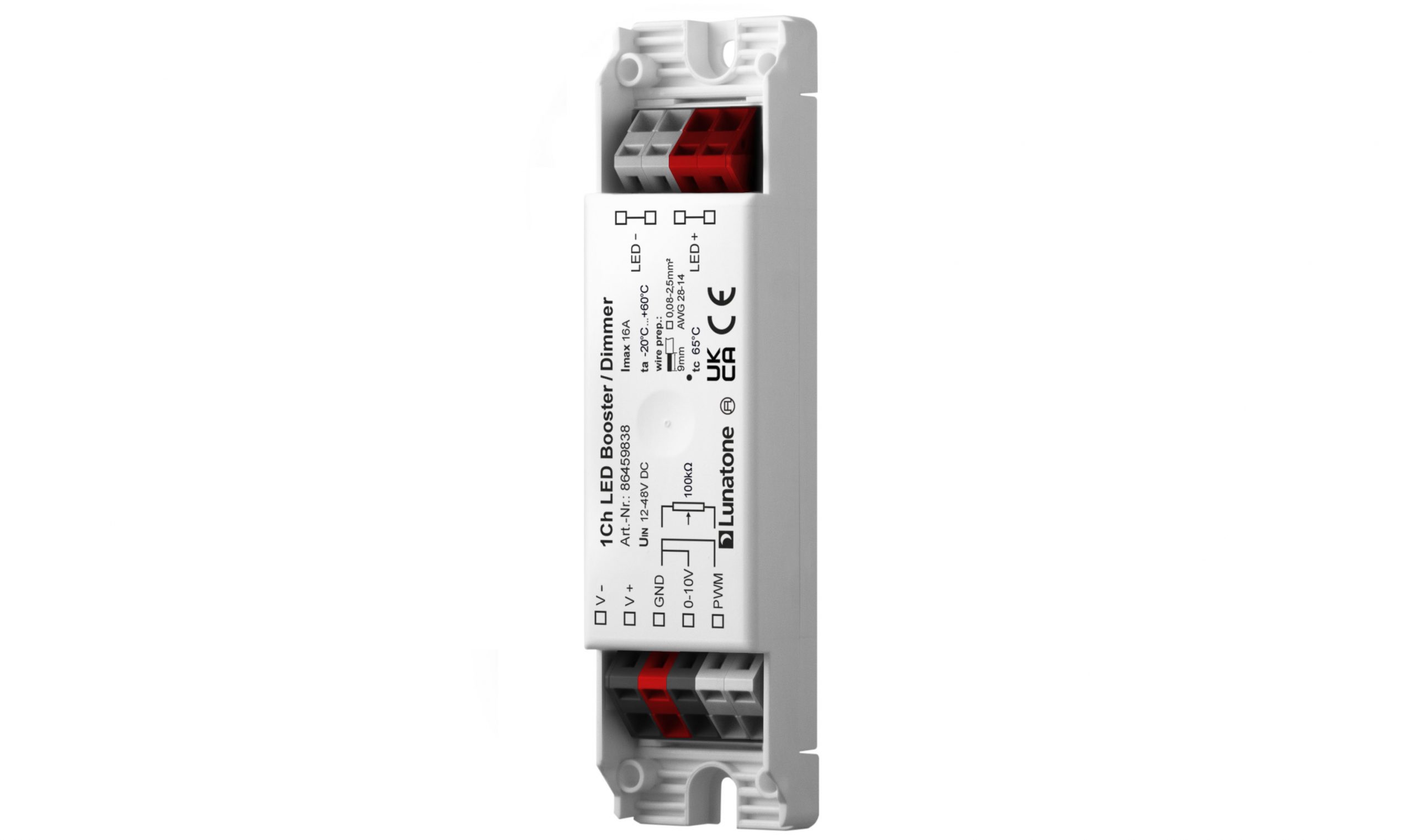 lunatone-1ch-led-booster-dimmer-cv-vorschaltger-t-1-kanal-pwm image 1