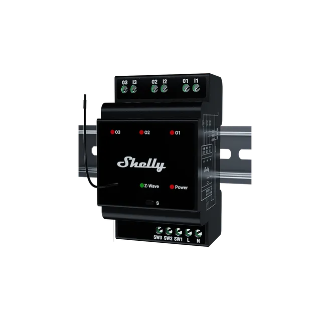 shelly-wave-pro-3-lr-hutschienen-relais-3-fach-lan image 1