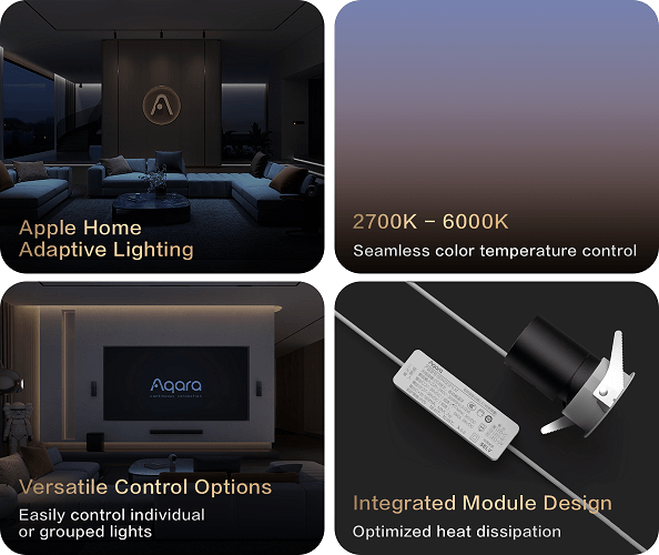 aqara-spotlight-t2-pro-led-spot-dimmbar-rgb-ra96 image 2
