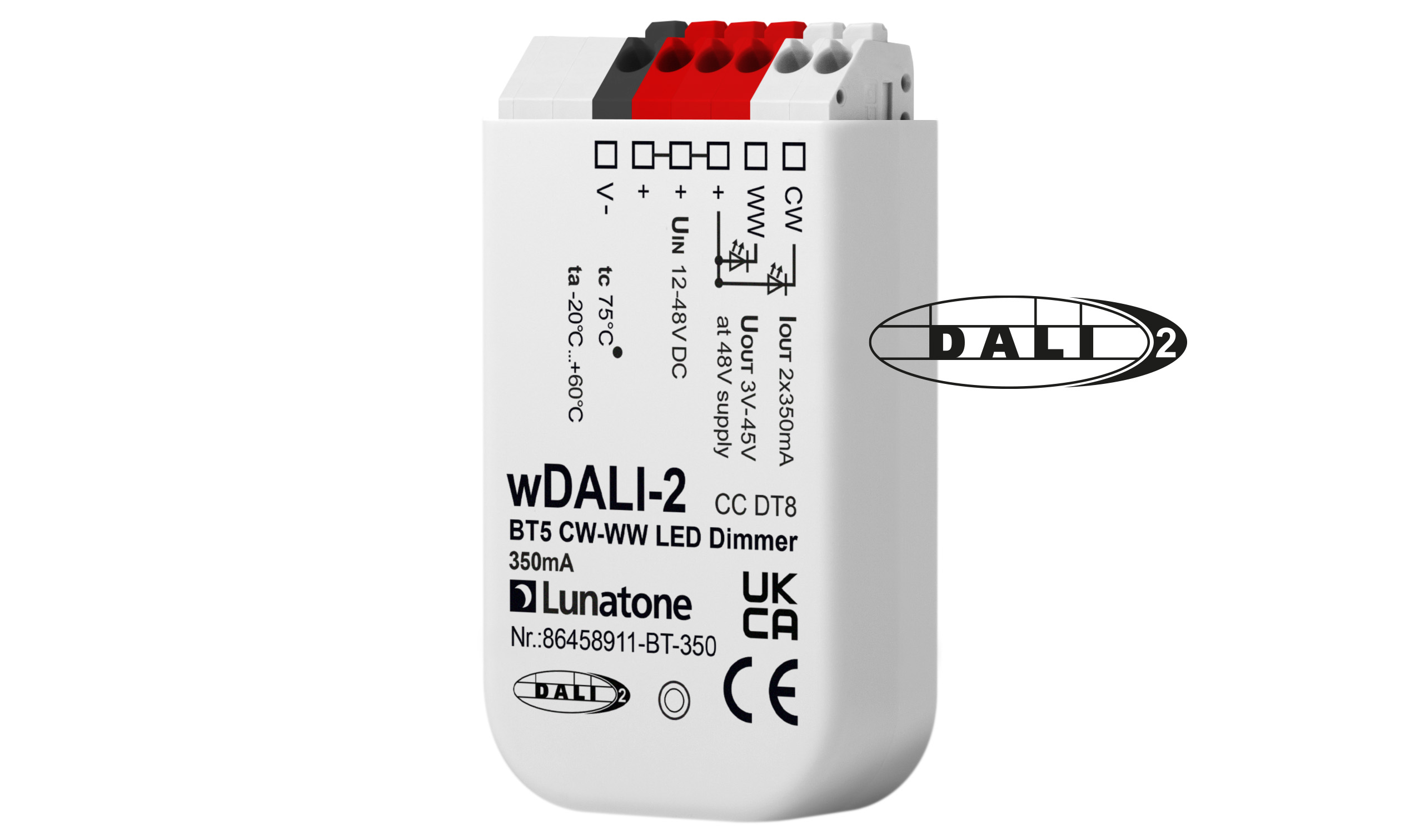 lunatone-wdali-2-bt5-cw-ww-led-dimmer-dt8-funk-12-48v image 2