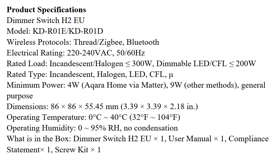 aqara-wall-switch-h-dimmer-switch-h2-eu-wandschalter-dimmbar image 1
