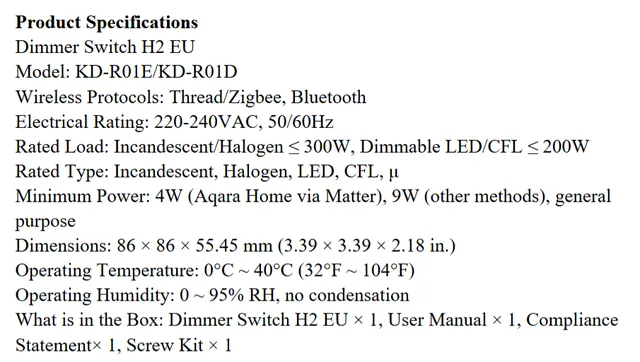 aqara-wall-switch-h-dimmer-switch-h2-eu-lichtschalter-dimmbar image 1