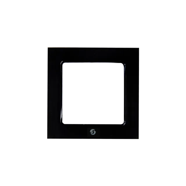 shelly-gen1-wall-frame-1-schalterrahmen-schwarz-1-fach image 1