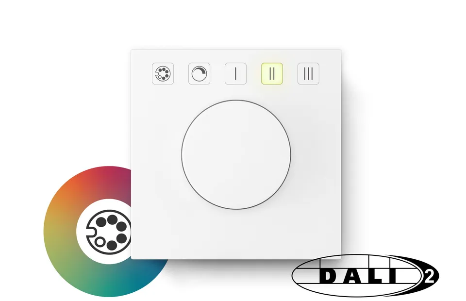 lunatone-dali-2-rot-touch-drehregler-rgb-szenen-touch image 1