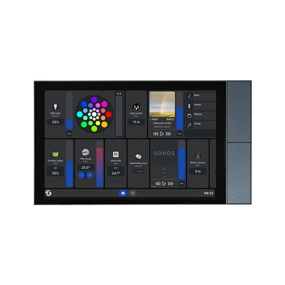 shelly-wall-display-xl-touchscreen-grau-schwarz-wlan image 2