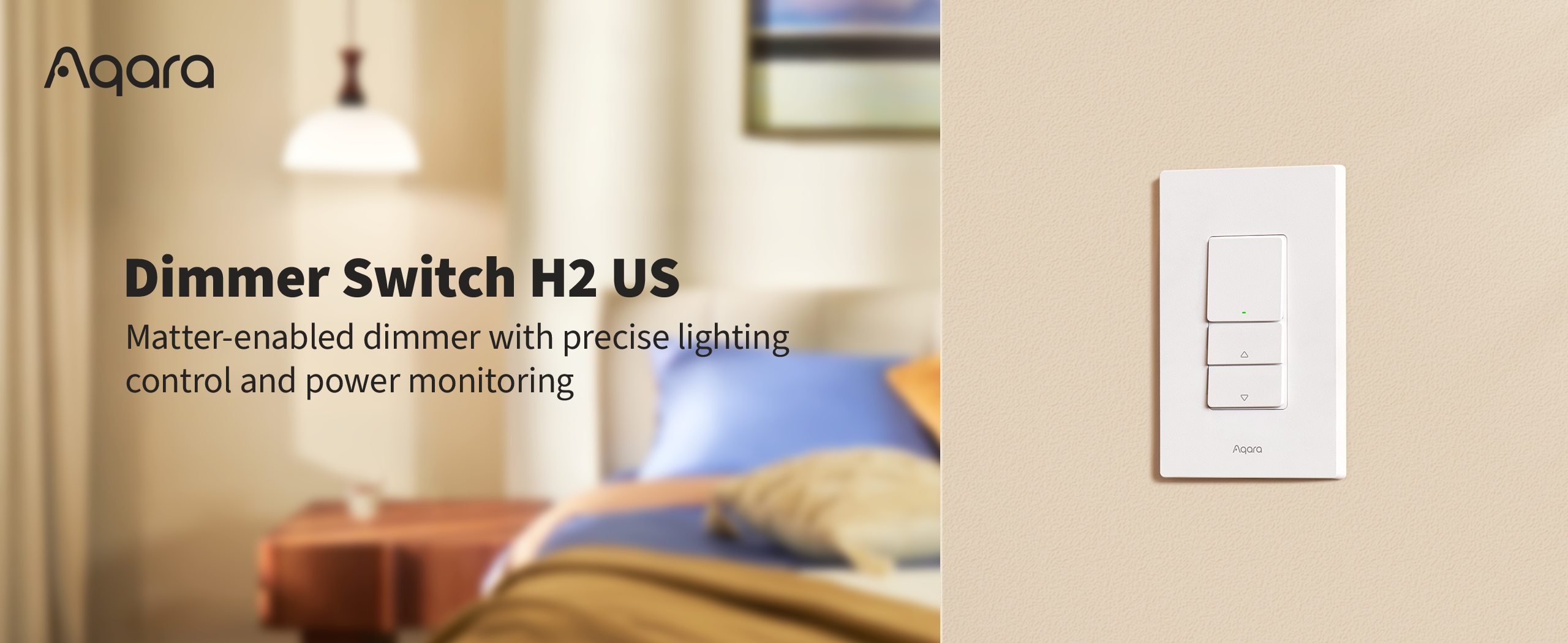 aqara-dimmer-switch-h2-us-dimmschalter-matter-strommessung image 1