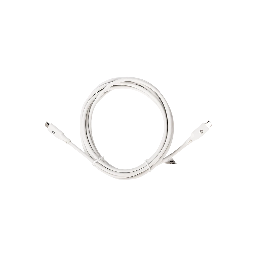 shelly-usb-c-auf-usb-c-kabel-3m-wei-ladekabel image 1