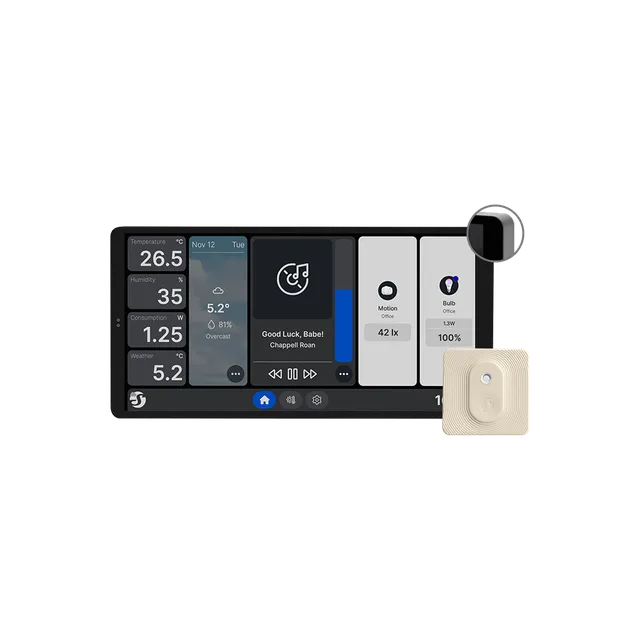 shelly-wall-display-x2-silber-blu-ht-ivory-touchpanel image 1