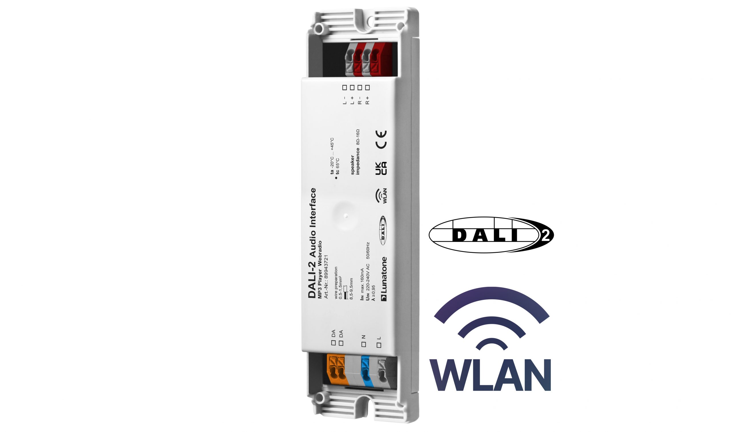 lunatone-dali-2-audio-interface-internetradio-wlan-deckeneinbau image 1