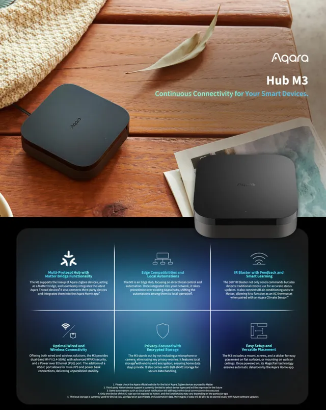 aqara-hub-m3-matter-smart-home-hub-zigbee image 1