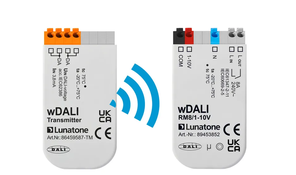 lunatone-wdali-rm8-1-10v-funkschnittstelle-sender-empf-nger-set-8a image 1