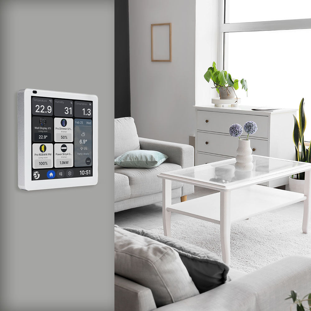 shelly-wall-display-x1i-touchscreen-silber-mit-lichtsteuerung image 7