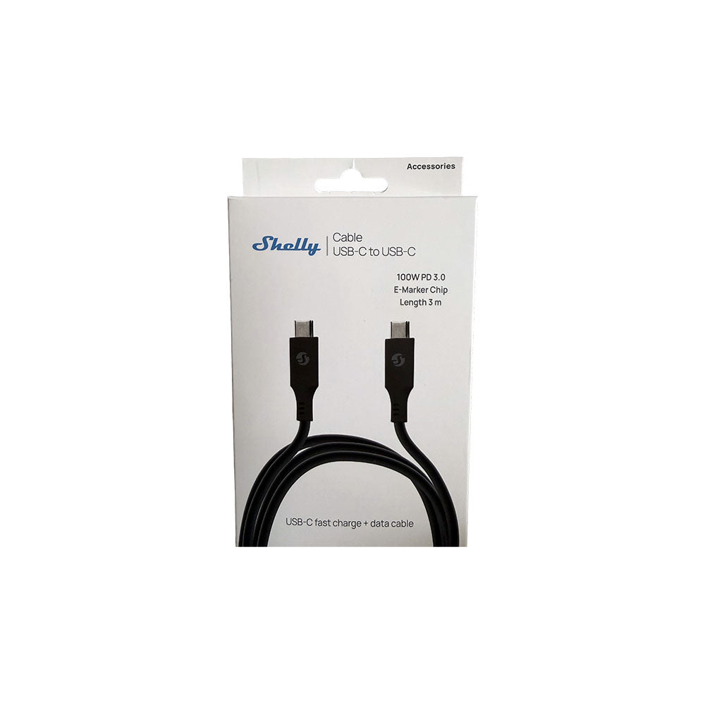 shelly-gen1-usb-c-auf-usb-c-kabel-schwarz-3m-100w image 4
