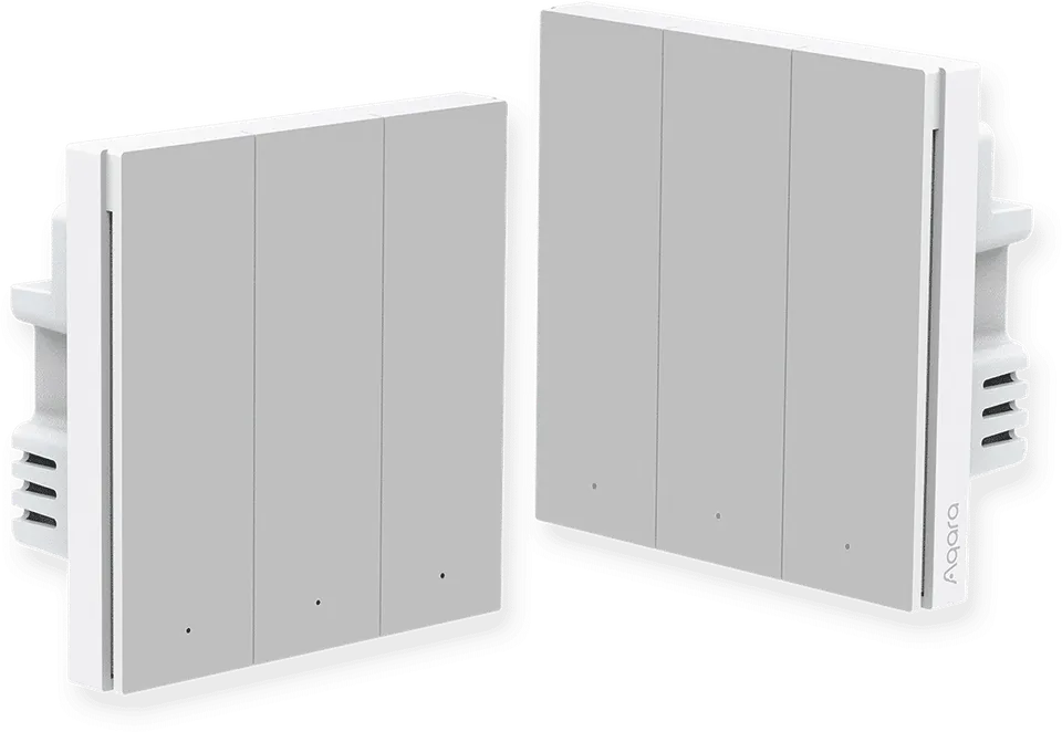 aqara-smart-wall-switch-h1-3-fach-wandschalter-ohne-neutral image 1