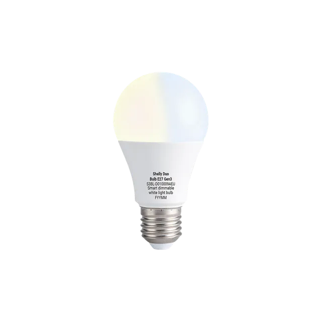 shelly-gen3-duo-bulb-e27-led-lampe-duo-warmwei-dimmbar image 1