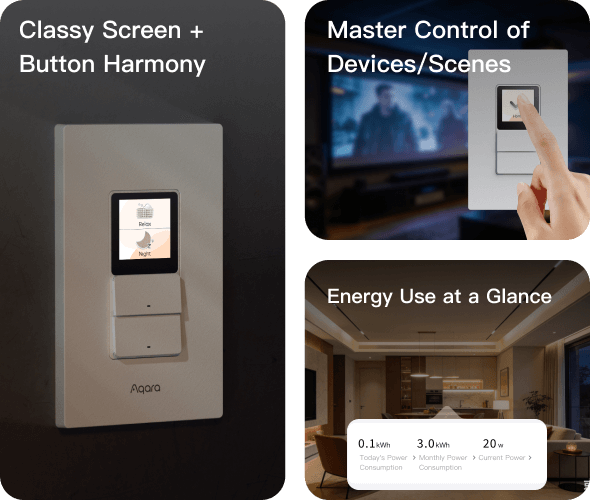 aqara-wall-switch-h-s100-touchscreen-schalter-mit-pr-senz image 1