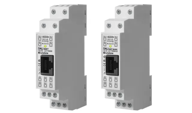 lunatone-dali-4net-hutschienen-modul-4-linien-ethernet-modbus image 1