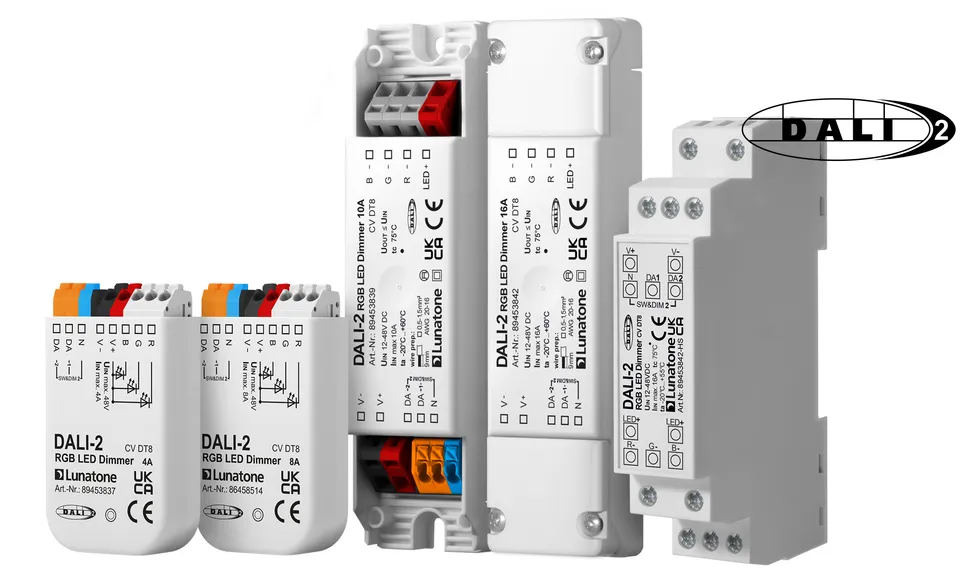 lunatone-dali-2-rgb-led-dimmer-cv-dt8-12-48v-16a image 1