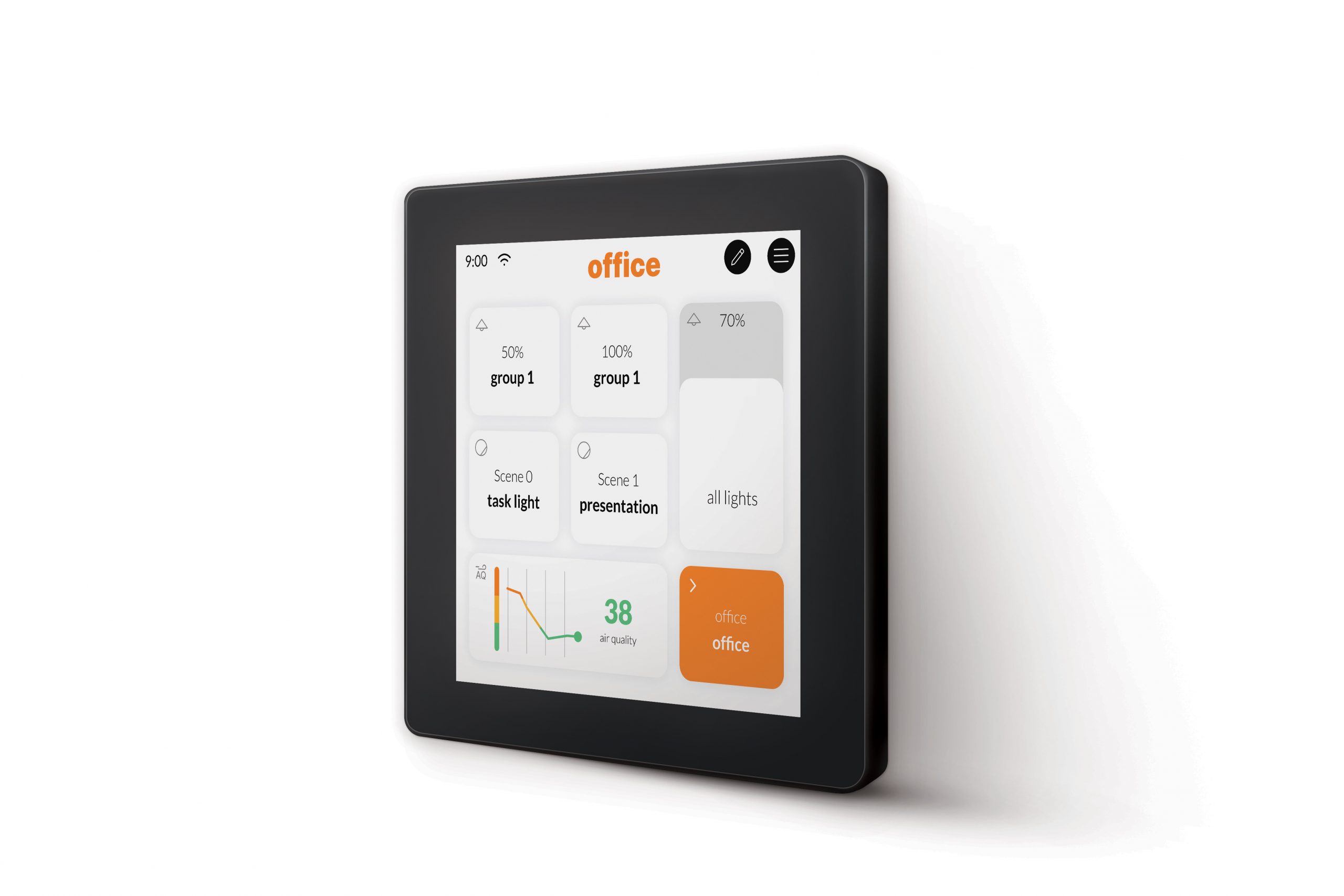 lunatone-dali-2-display-4-zoll-touchpanel-wlan-sensor image 4