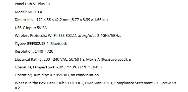 aqara-panel-hub-s1-plus-smart-home-zentrale-touch image 1