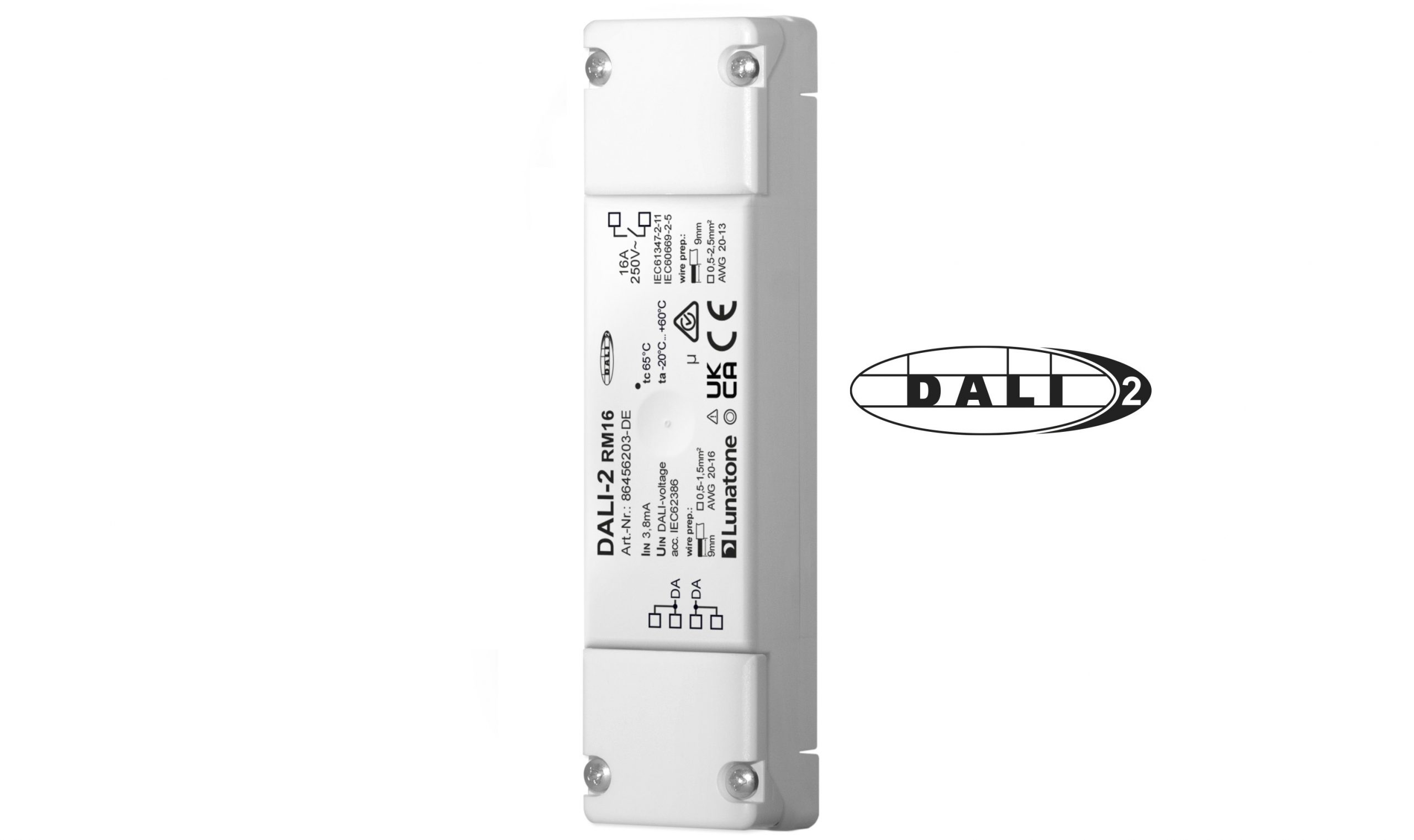 lunatone-dali-2-rm16-de-relais-schaltaktor-3000va image 2