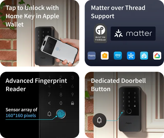 aqara-smart-rim-lock-u500-t-rschloss-aufputz image 1