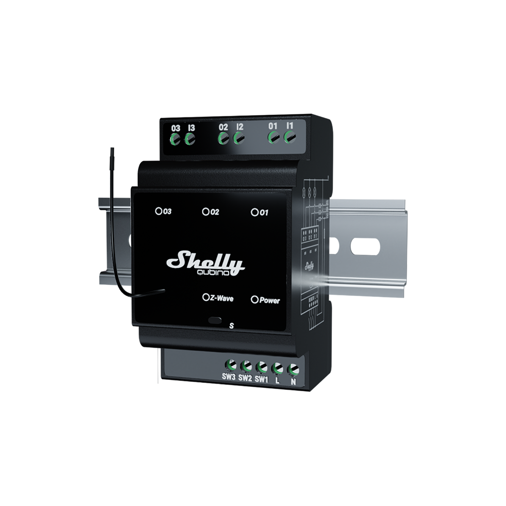 shelly-wave-pro-3-hutschienen-schalter-3-fach-z-wave image 1