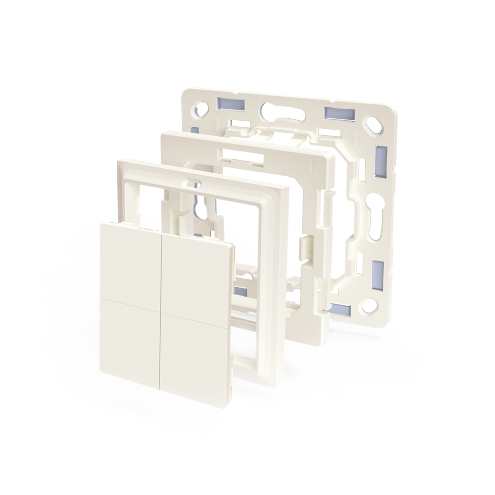 shelly-blu-ws4-bluetooth-wandschalter-taster-mit-gira-merten-adapter image 1