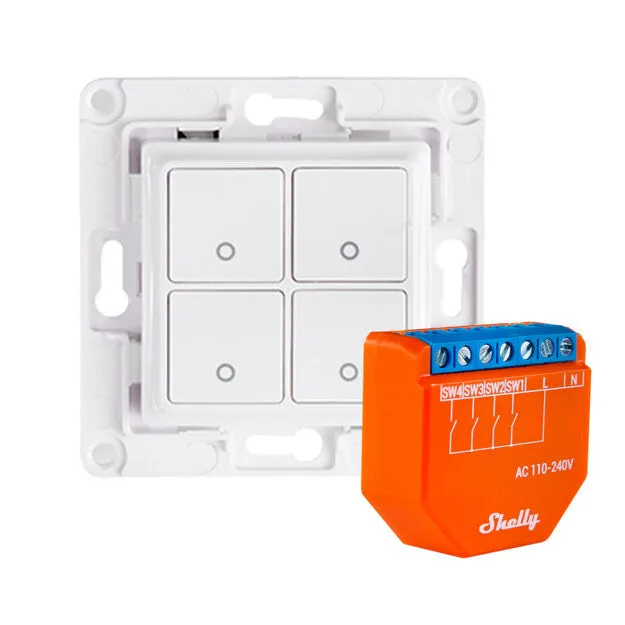 shelly-plus-i4-wall-switch-4fach-schalter-wei-wlan image 1
