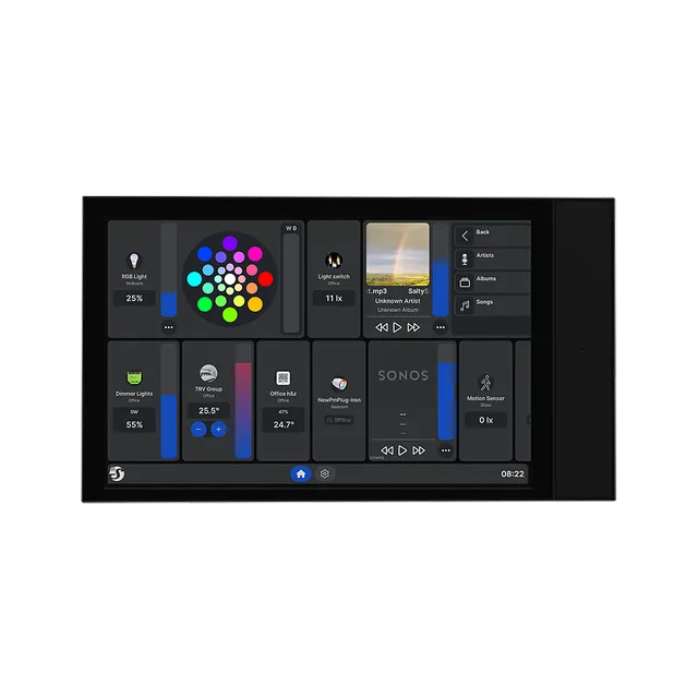 shelly-wall-display-xl-touchscreen-grau-schwarz-wlan image 1