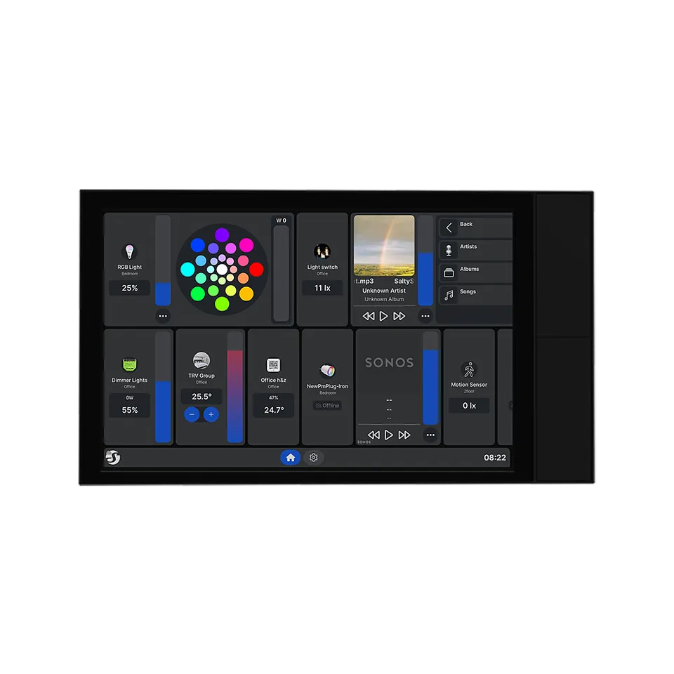 shelly-wall-display-xl-touchscreen-grau-schwarz-wlan image 1