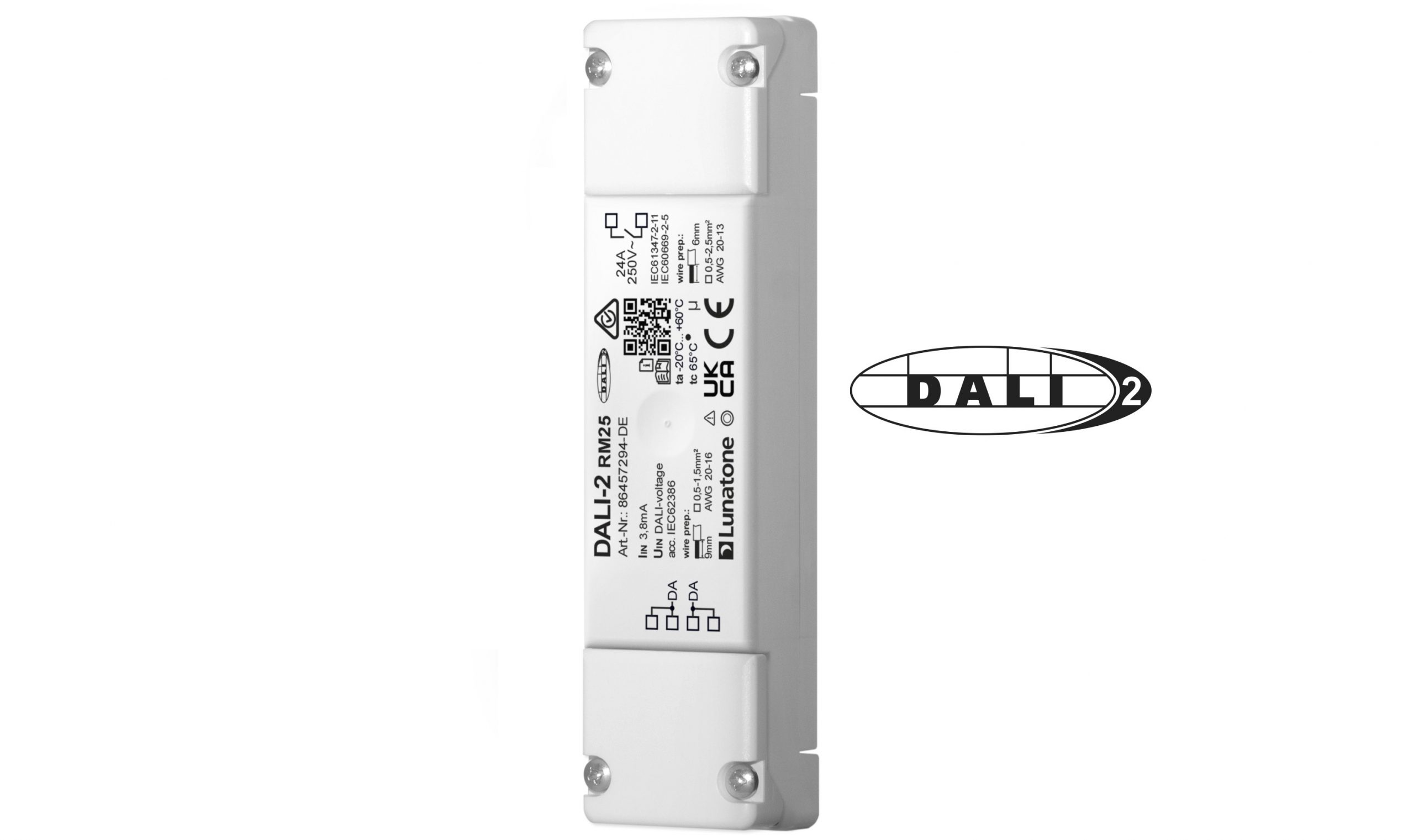 lunatone-dali-2-rm25-relais-schaltaktor-4000va-nulldurchgang image 2