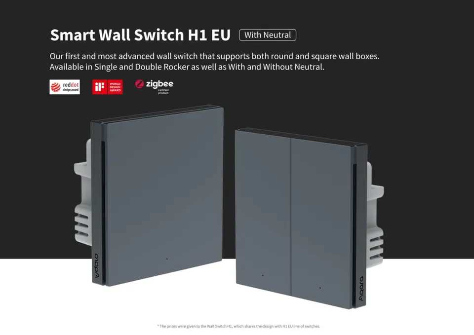 aqara-wall-switch-h1-eu-lichtschalter-grau-mit-neutralleiter image 1