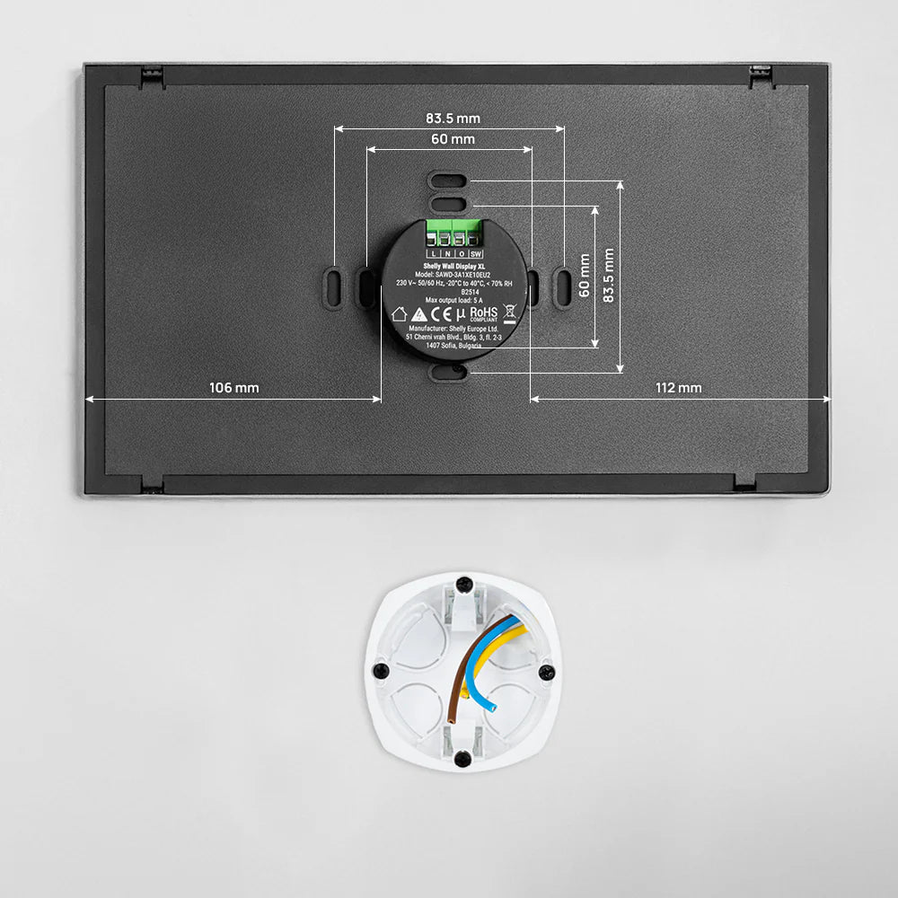 shelly-wall-display-xl-wanddisplay-touchscreen-grau-wlan image 5