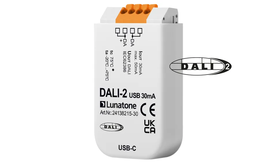 lunatone-dali-2-usb-interface-konfigurationsmodul-mit-busversorgung image 1
