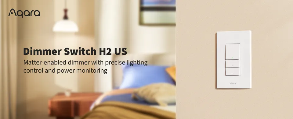 aqara-dimmer-switch-h2-us-dimmschalter-matter-strommessung image 1